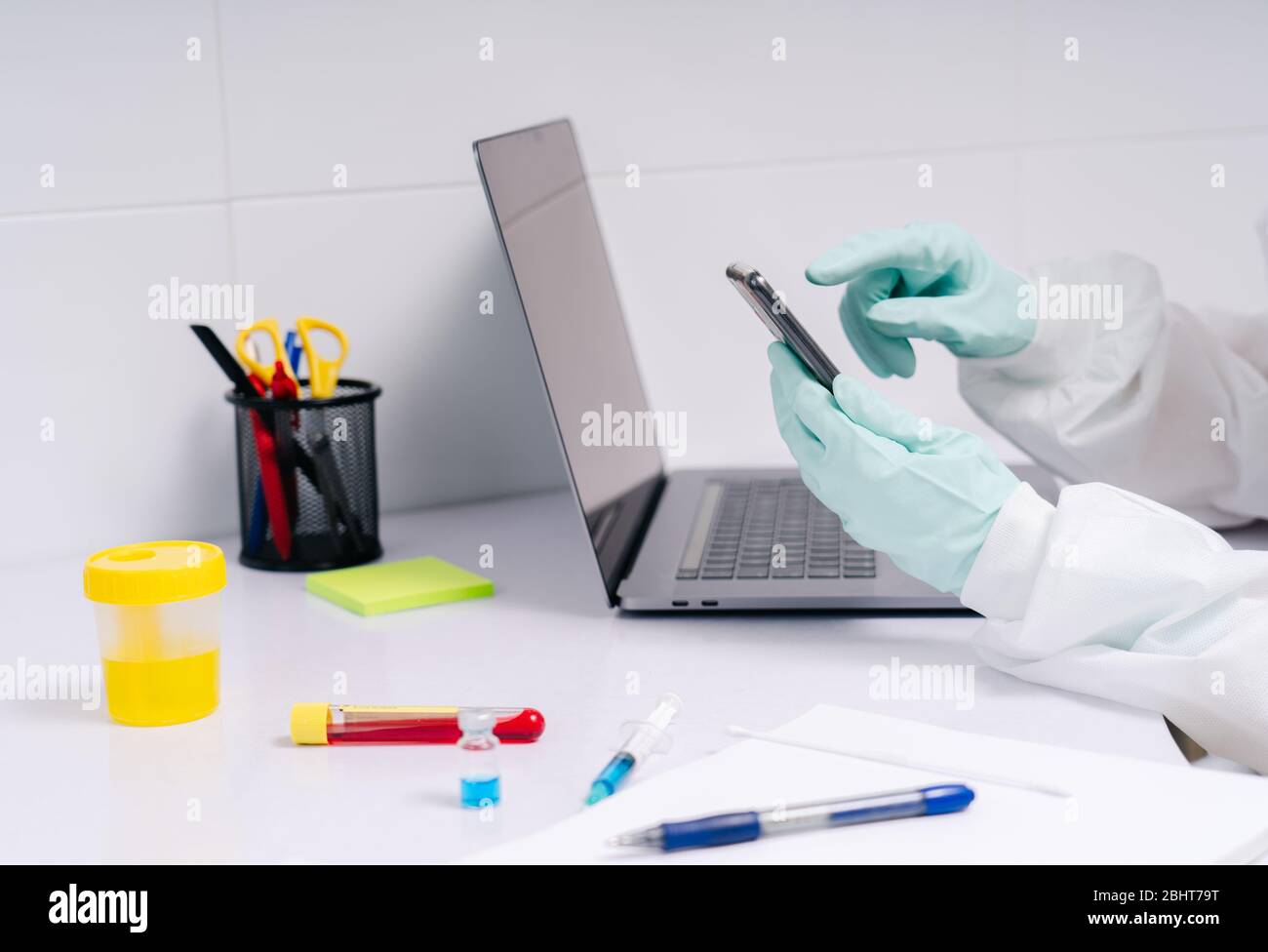 Wearing latex gloves hires stock photography and images Alamy