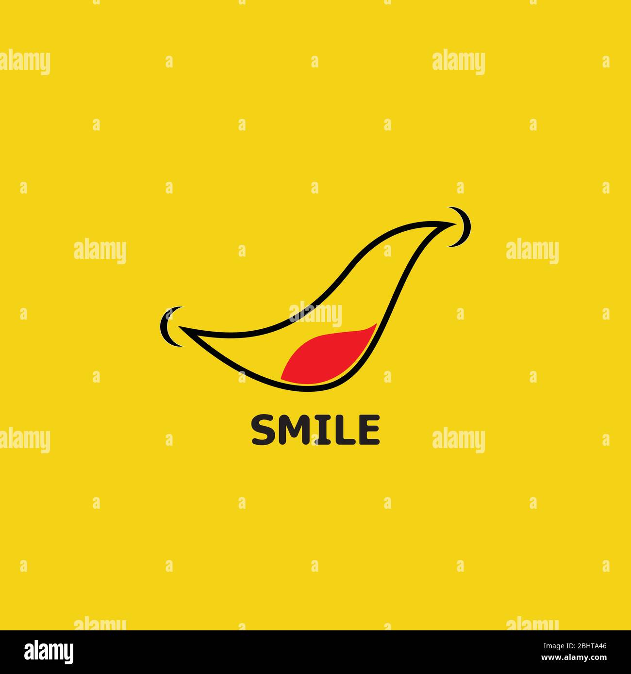 Smile winking face doodle Stock Vector Images - Alamy