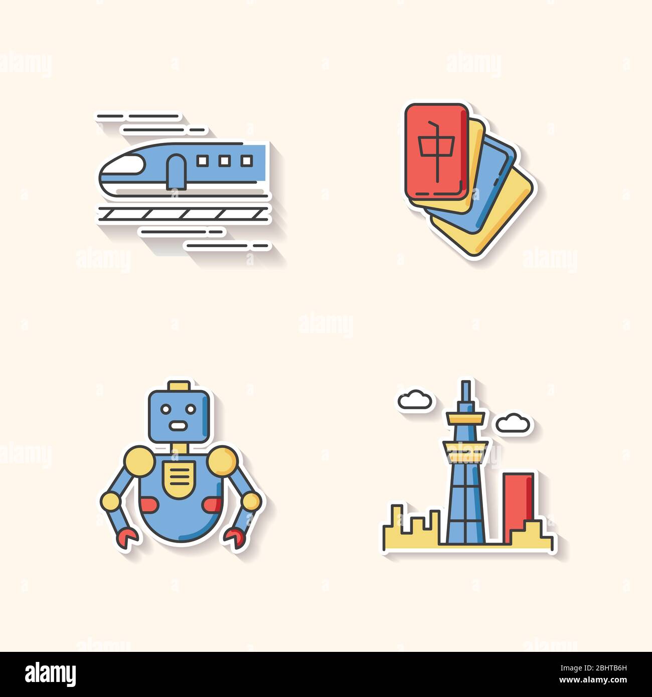 japan-printable-patches-asian-bullet-train-shinkansen-mahjong-game