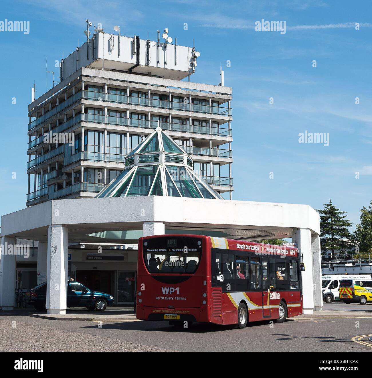 Slough, Berkshire, UK. 1st August, 2018. Wexham Park Hospital in Slough  part of Frimley Health NHS Foundation Trust. Credit: Maureen McLean/Alamy  Stock Photo - Alamy