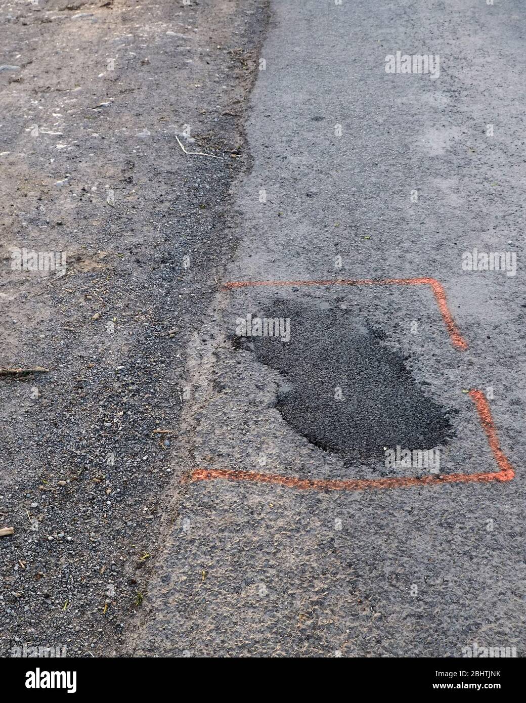 Patched Rpad Patched up road hi-res stock photography and images - Alamy