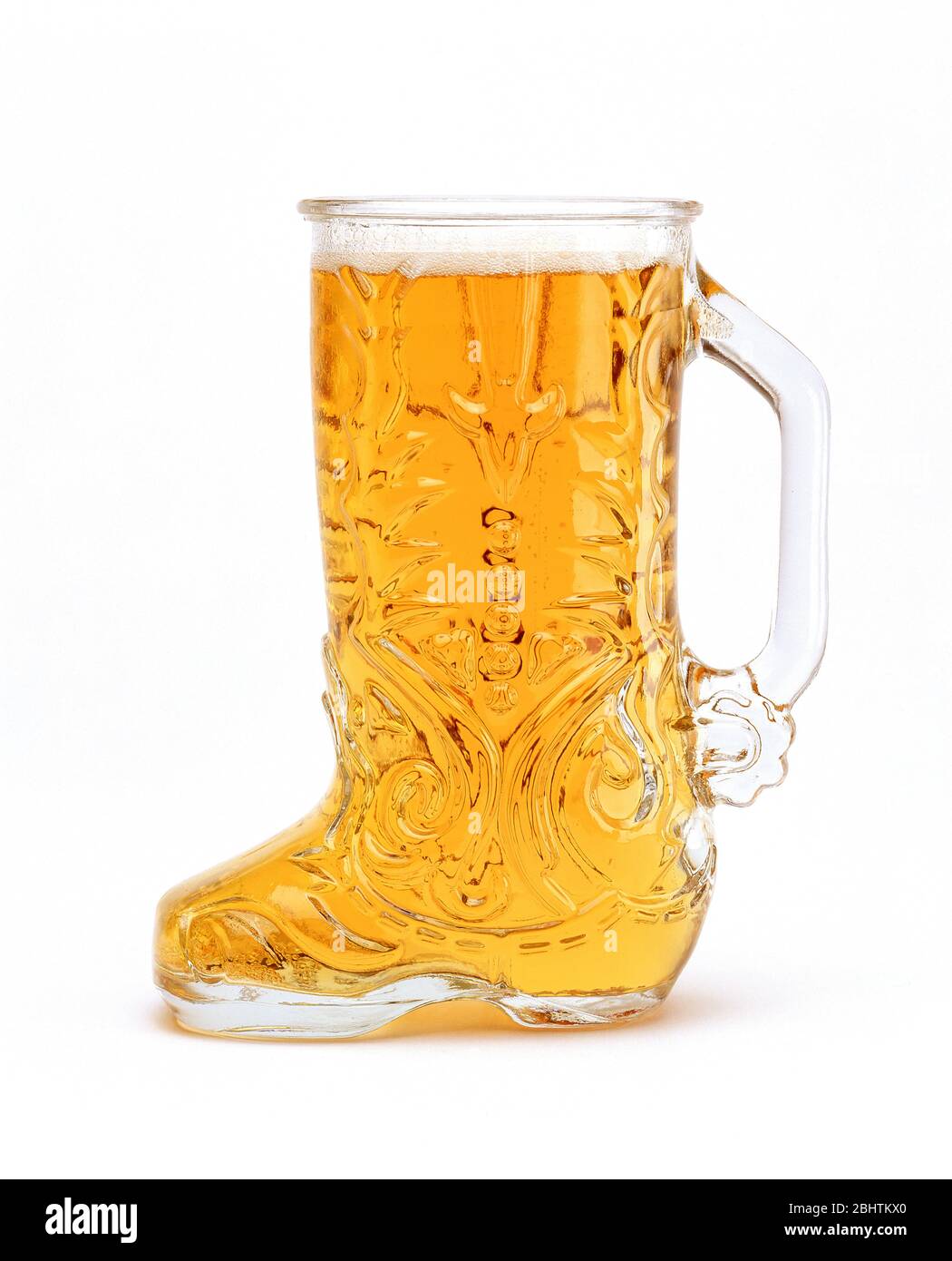 Beer boot from Beer Hall, Munich (Munchen), Bavaria, Federal Republic of Germany Stock Photo