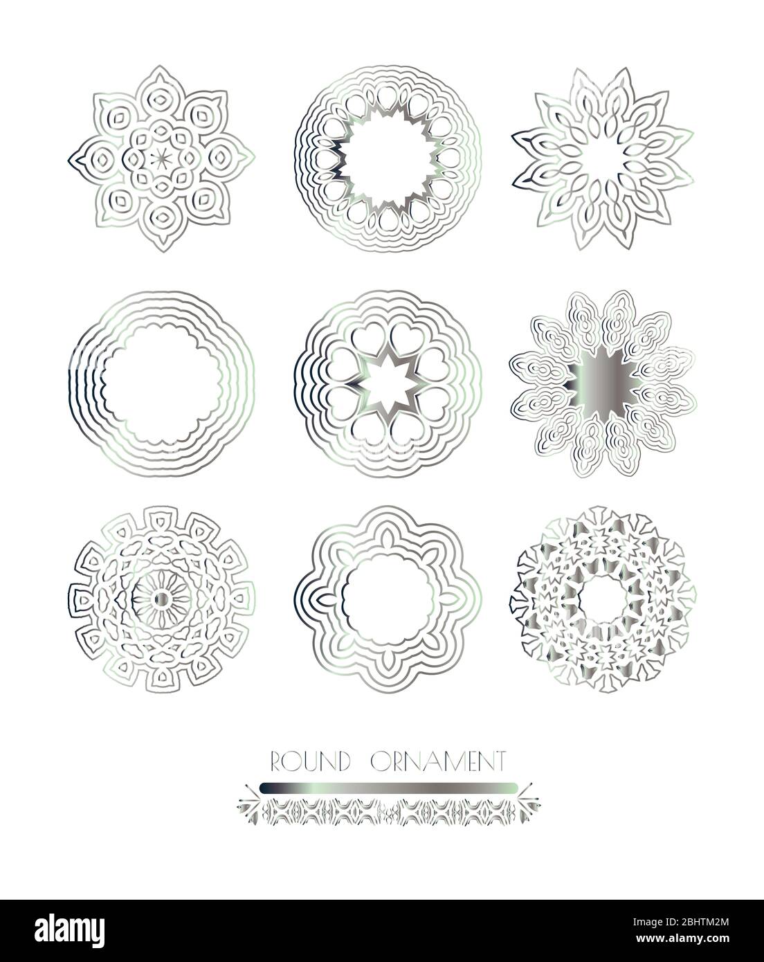 Silver metallic motif hi-res stock photography and images - Alamy