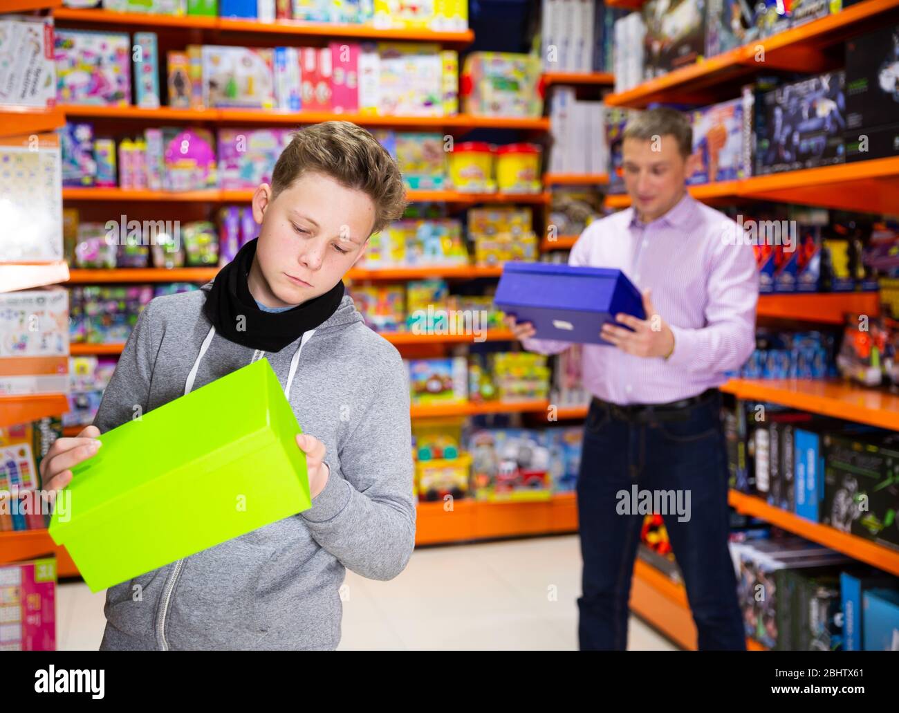 Teen With Toys