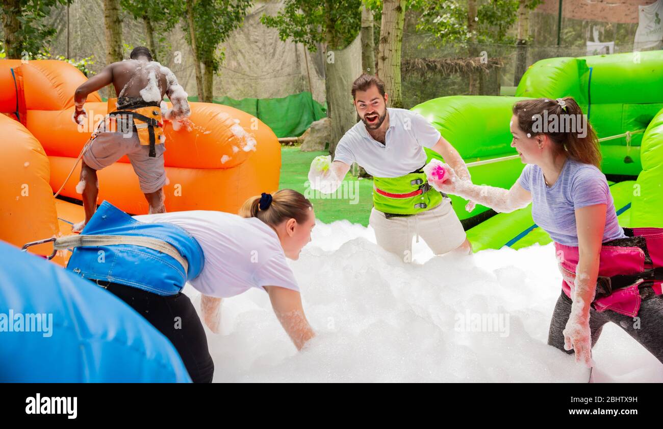 Bounce Ropes High Resolution Stock Photography and Images - Alamy