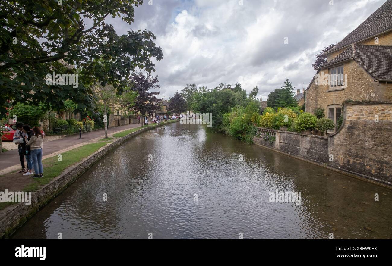The Cotswolds in Gloucestershire Stock Photo
