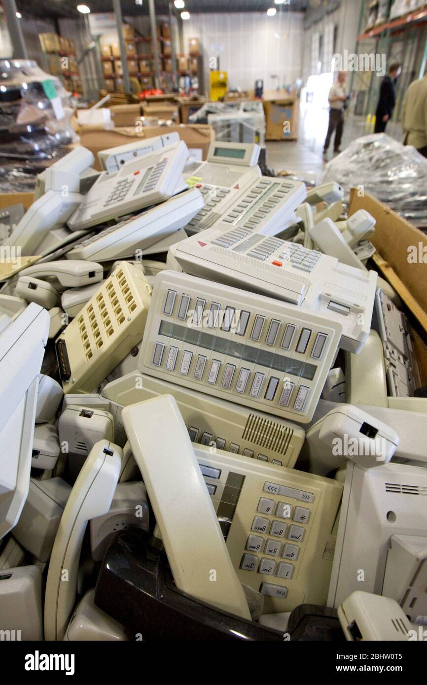 Austin, Texas USA, July 20, 2011 Outdated electronic devices and