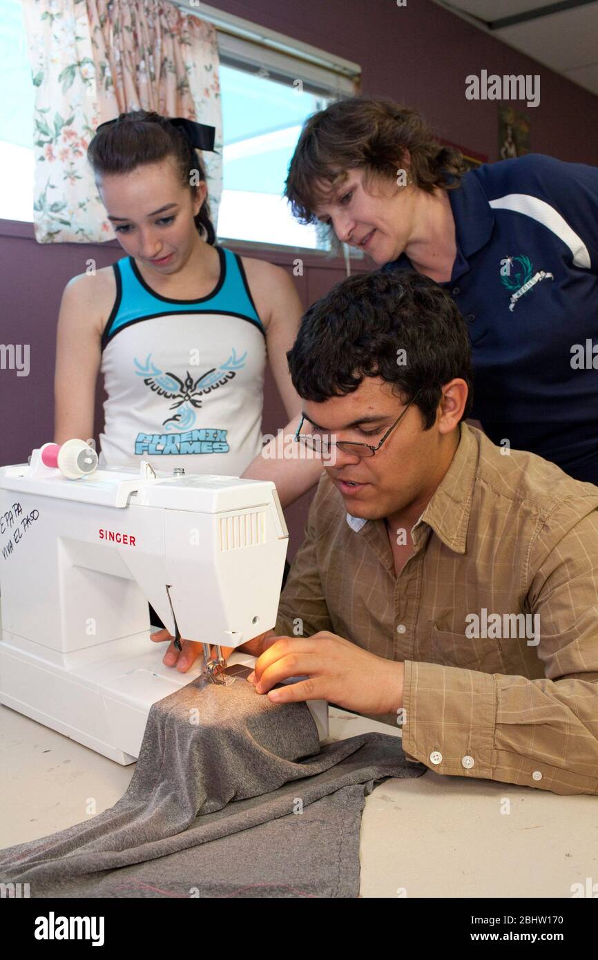 El Paso, Texas. May 2010 Male Hispanic student at Mission Early