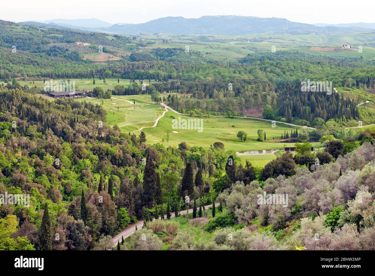 Toskana Landschaft Italien Europa Stock Photo Alamy