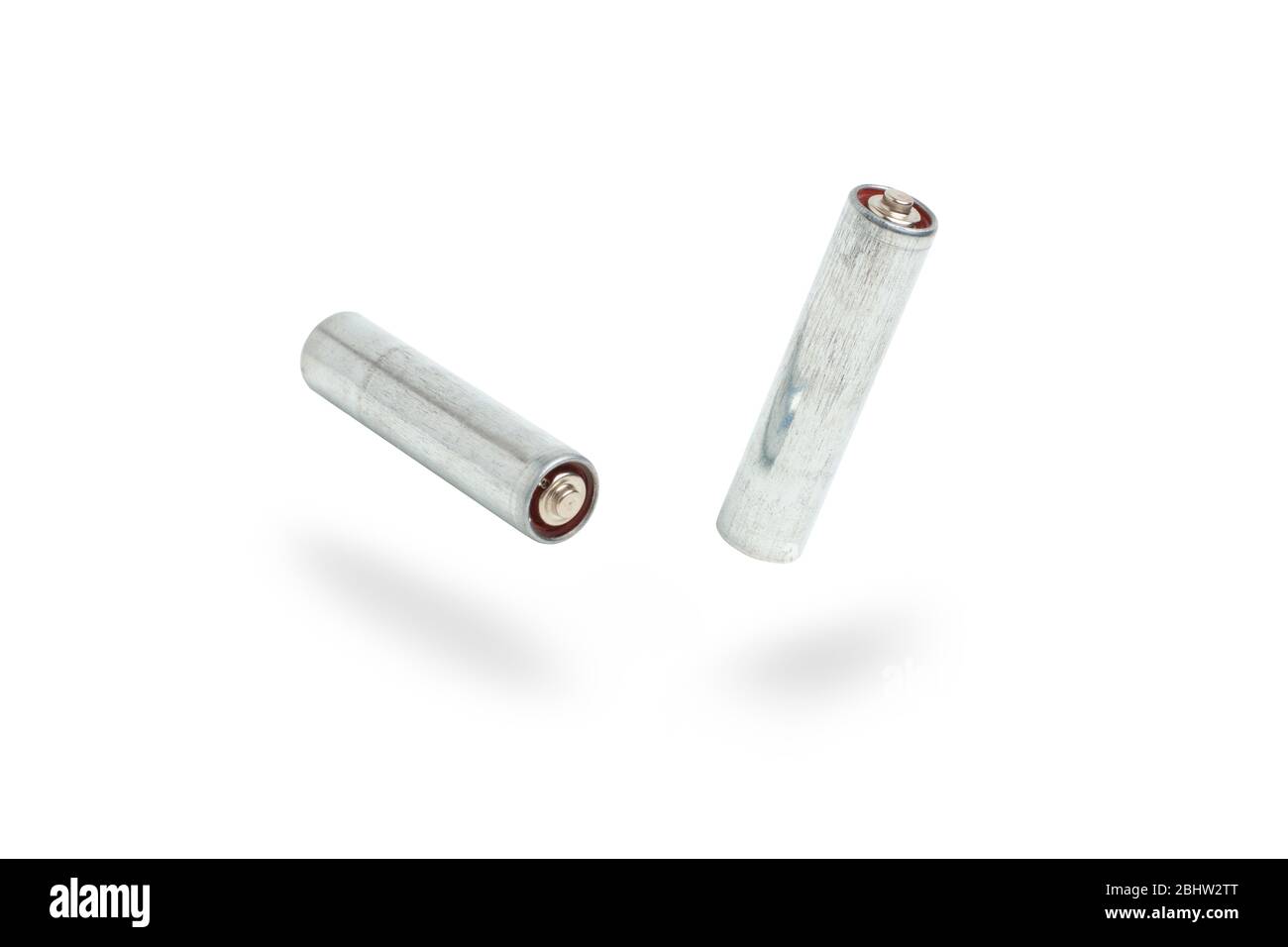 AA battery on a white background. Isolated. Close up. Stock Photo