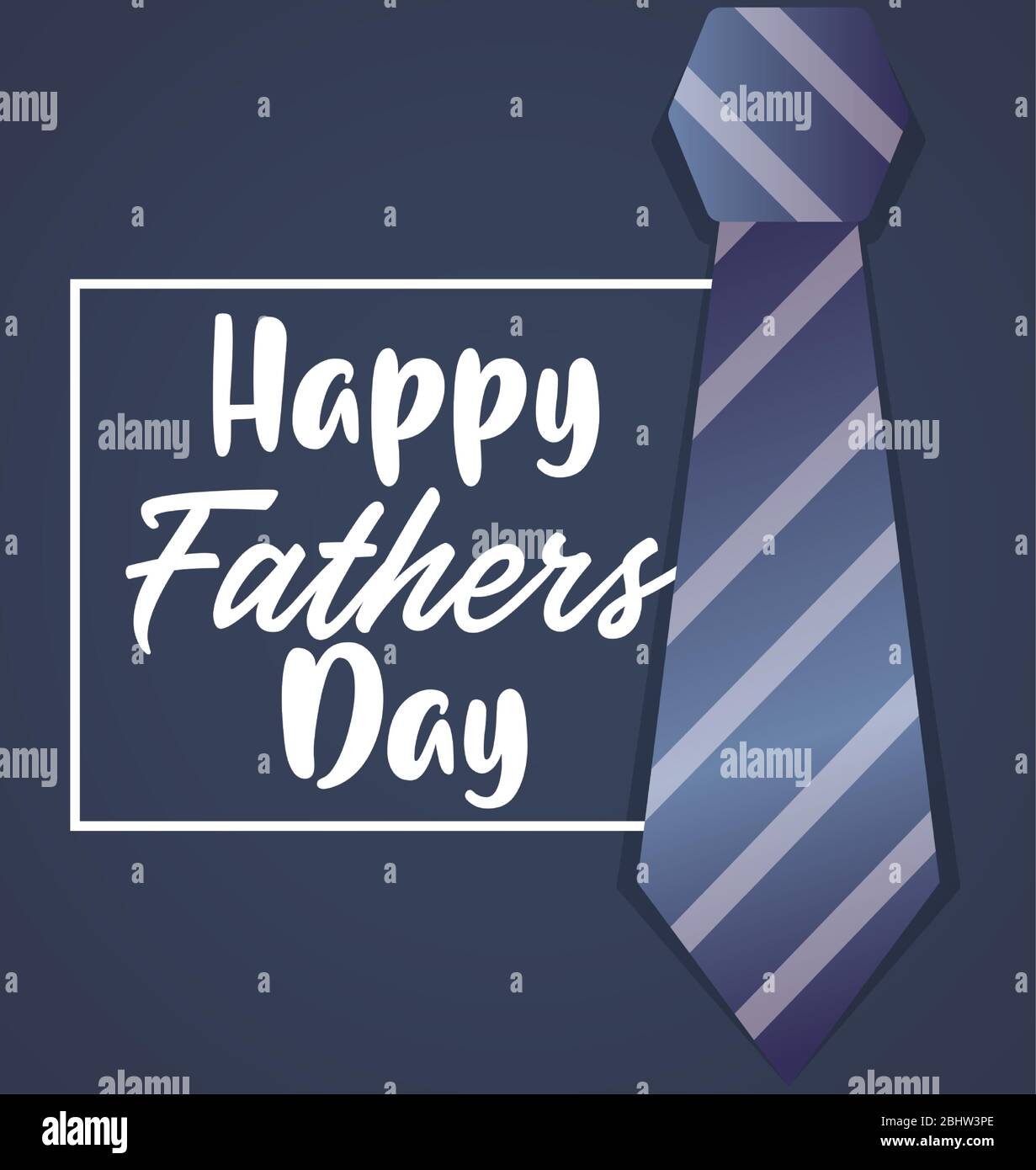 happy fathers day card with necktie Stock Vector Image & Art - Alamy