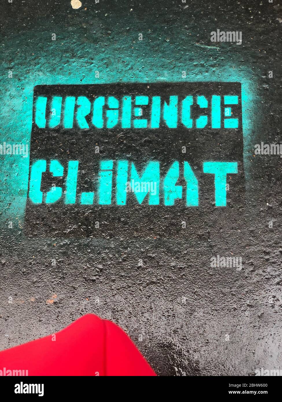 Climate emergency Stock Photo