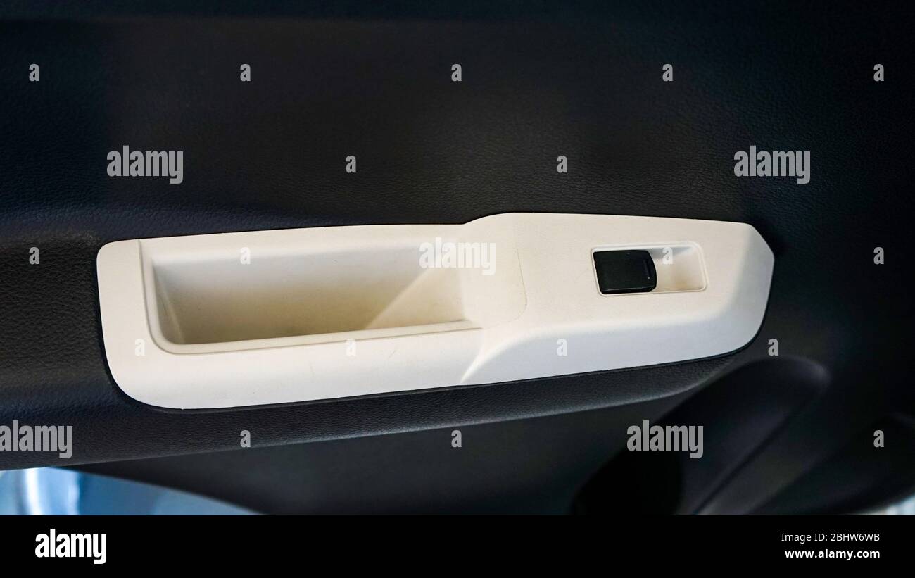 door handles inside the car Stock Photo Alamy