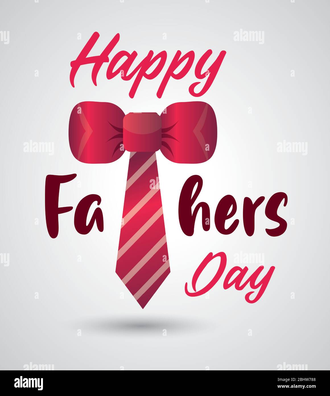 happy fathers day card with necktie Stock Vector Image & Art - Alamy