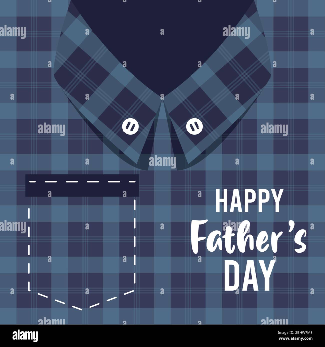 happy fathers day card with male shirt Stock Vector Image & Art - Alamy