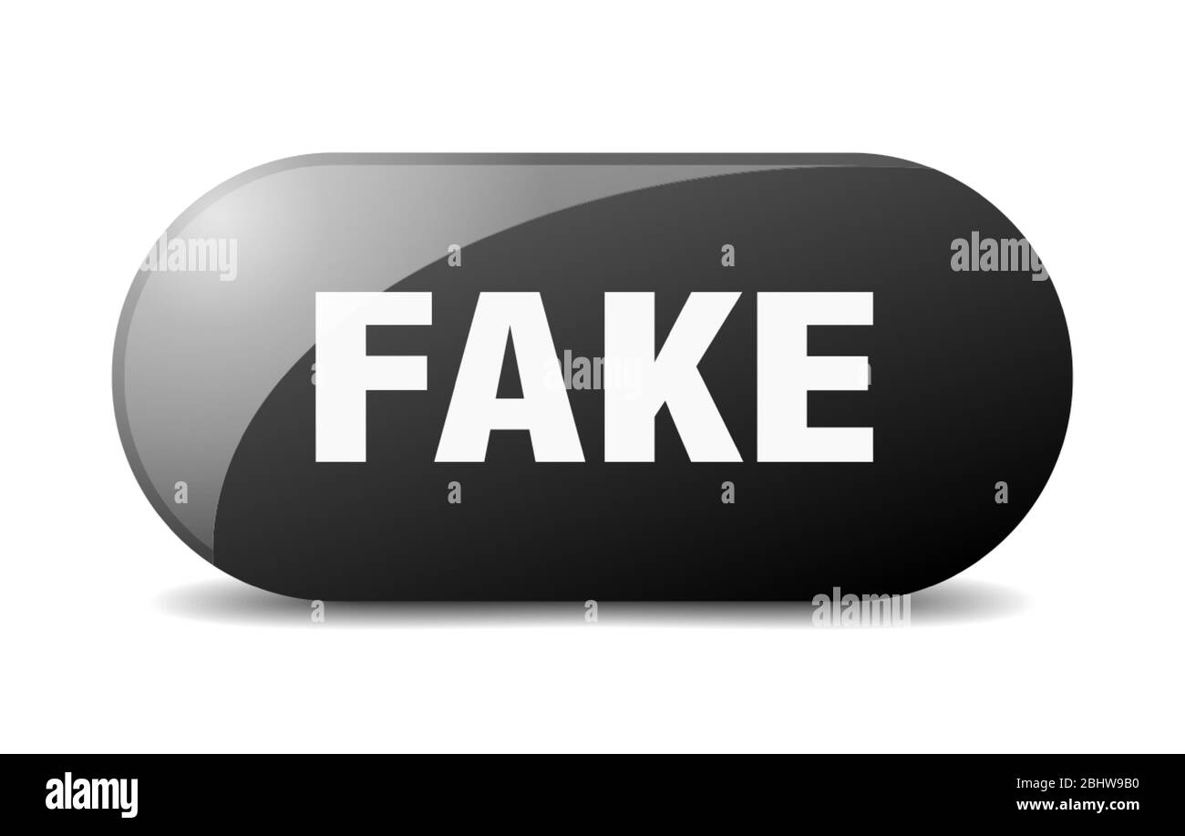 fake button. fake sign. key. push button Stock Vector Image & Art - Alamy