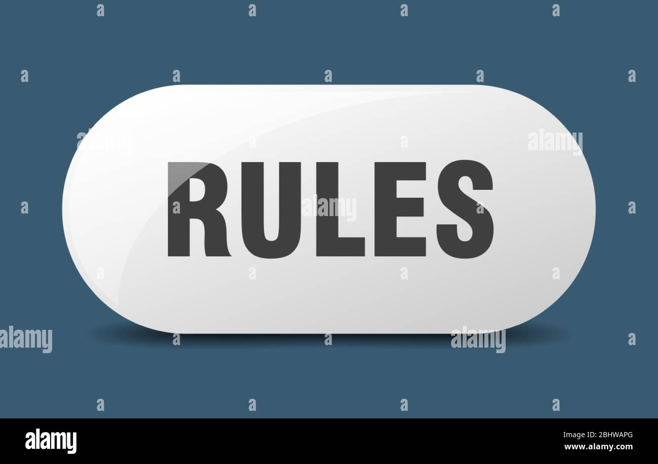 rules button. rules sign. key. push button Stock Vector Image & Art Alamy