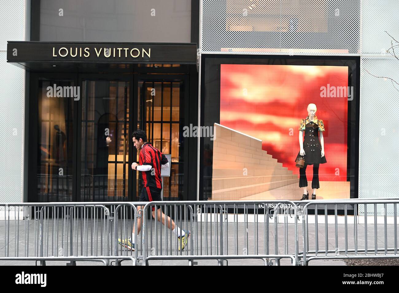 Louis Vuitton on the 1st year anniversary of the luxury brand flagship store  in the Ayala Mall, Manila, Philippines Stock Photo - Alamy