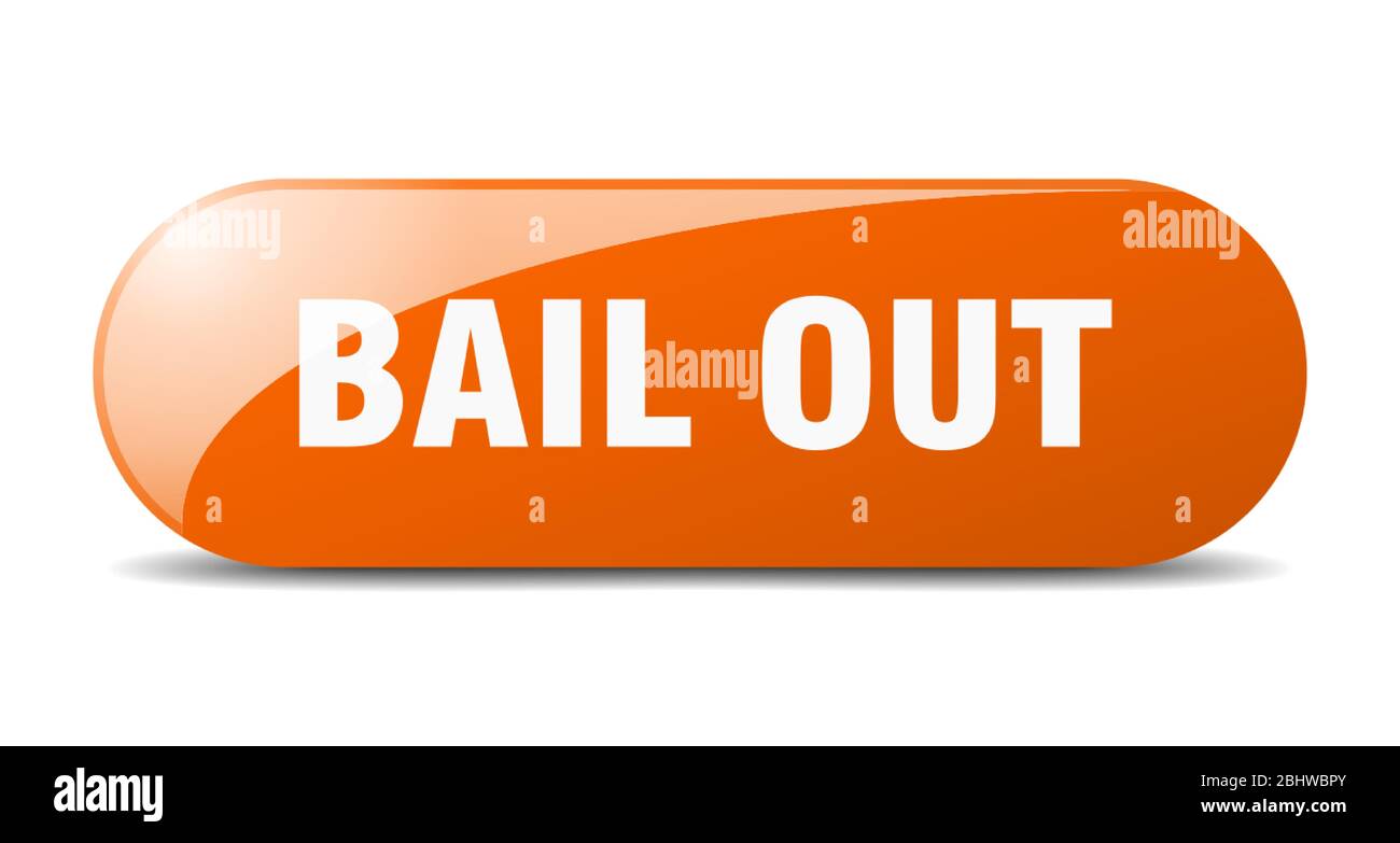 bail out button. bail out sign. key. push button Stock Vector Image