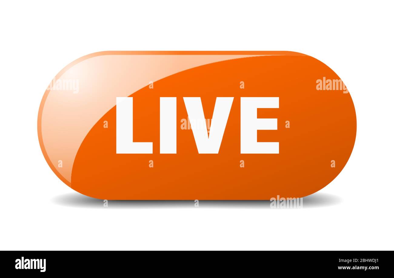 High Button Live live button. live sign. key. push button Stock Vector Image & Art - Alamy