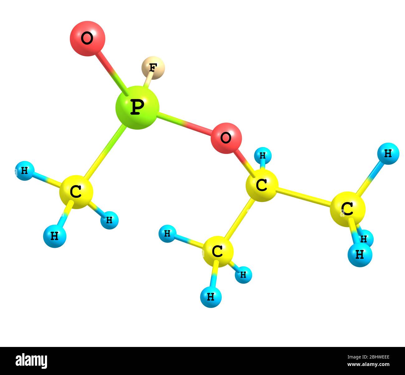 Sarin, or GB, is an organophosphorus compound. It is a colorless