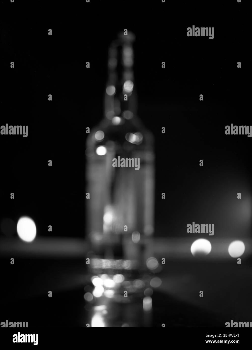 Bottle of Glenmorangie - blurred image Stock Photo