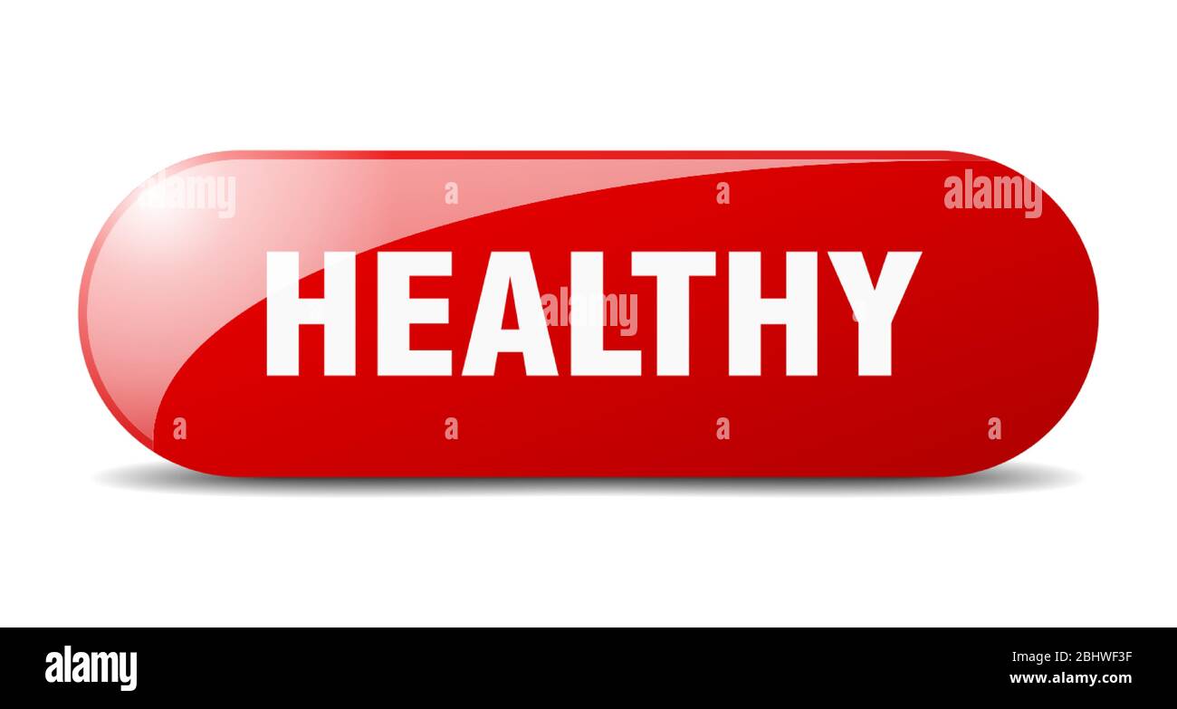 healthy button. healthy sign. key. push button Stock Vector Image & Art ...