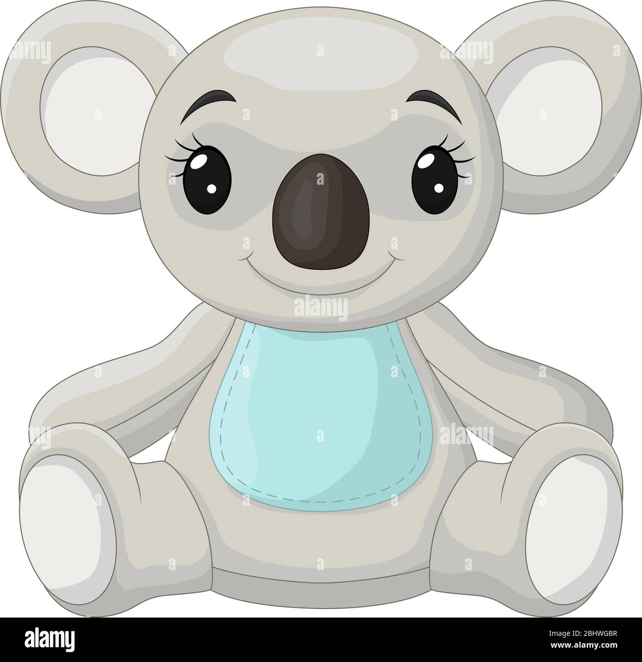Cute little koala bear sitting Stock Vector Image & Art - Alamy