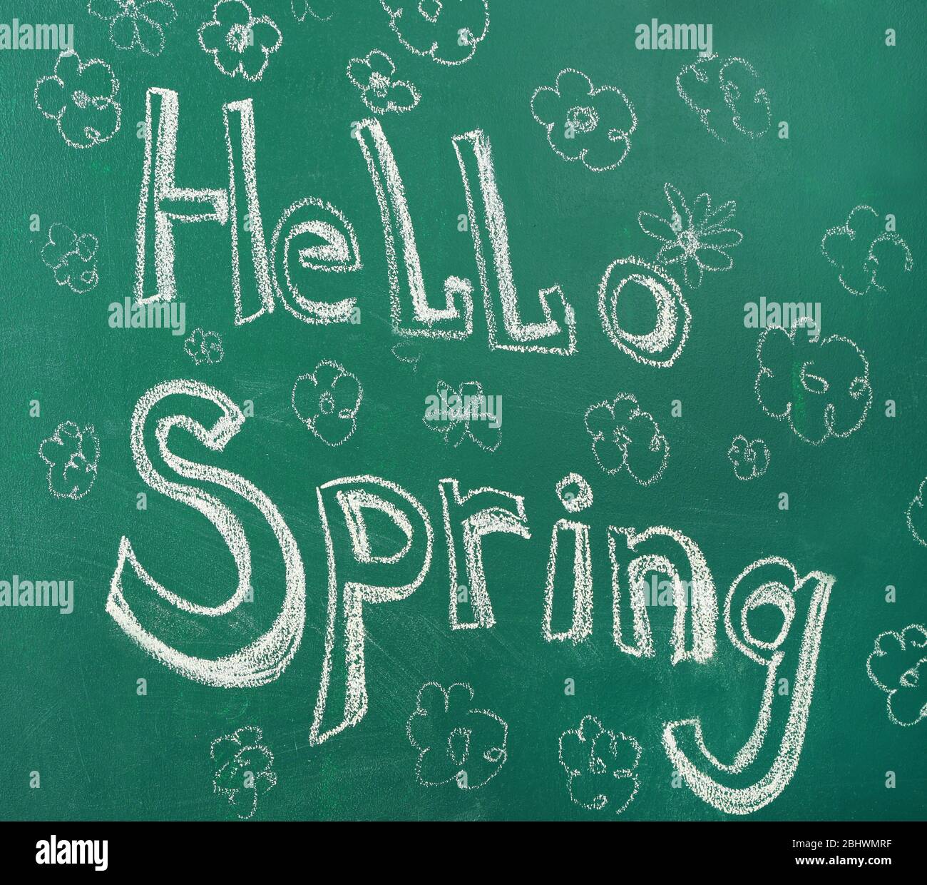 Hello Spring Hand Writing Hello Spring Handwriting High Resolution Stock Photography and Images ...