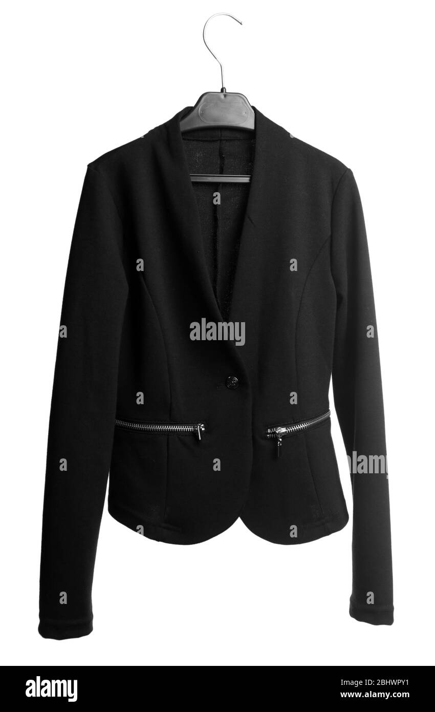 School uniform jacket, isolated on white Stock Photo Alamy