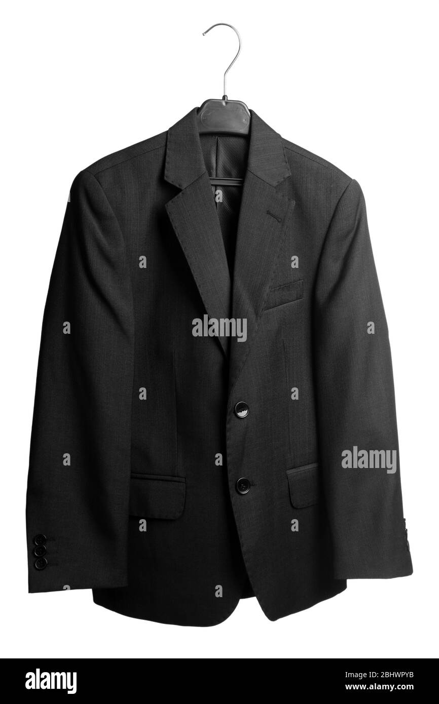 School uniform jacket, isolated on white Stock Photo Alamy