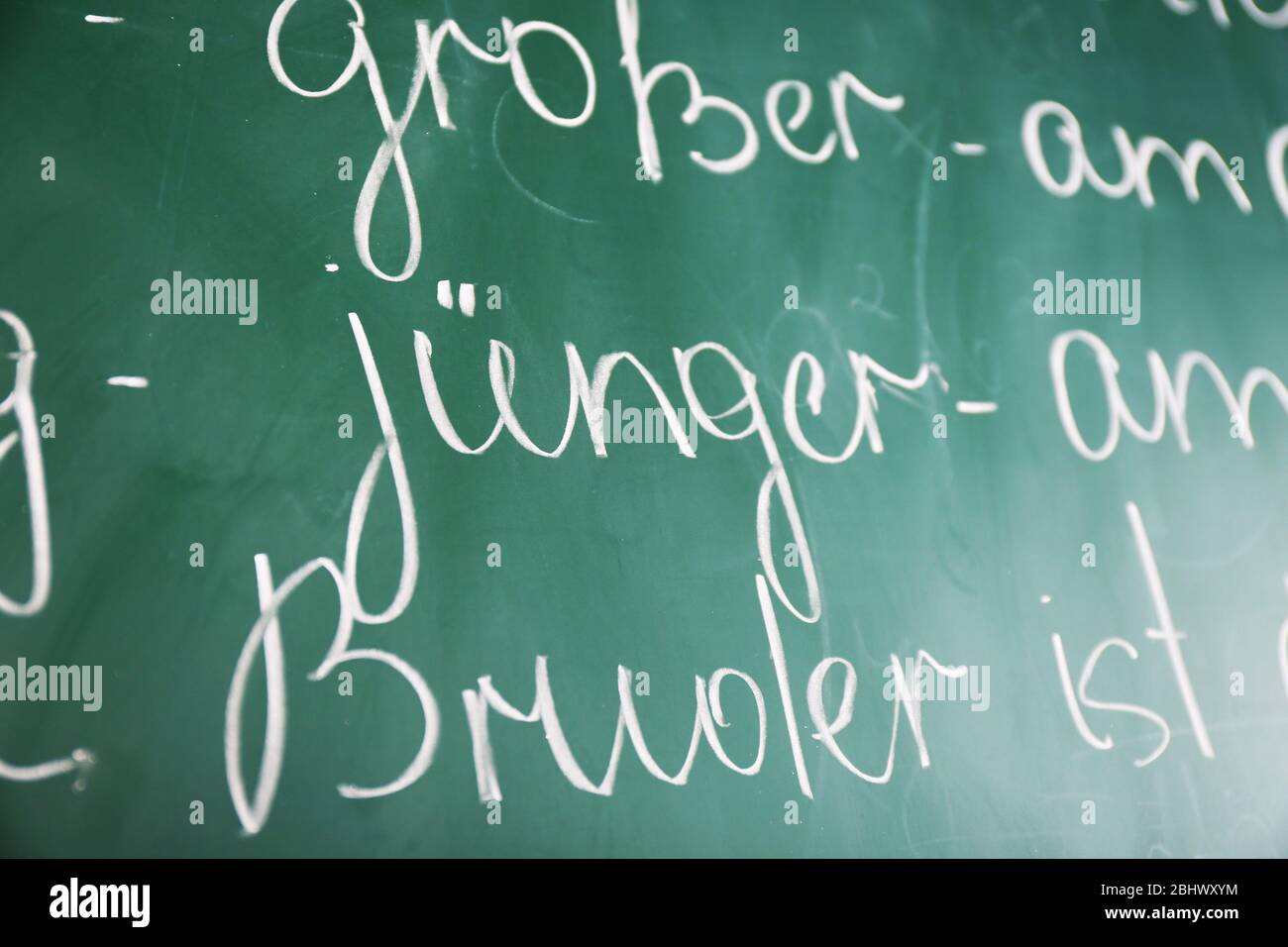 Grammar sentences on blackboard background Stock Photo Alamy