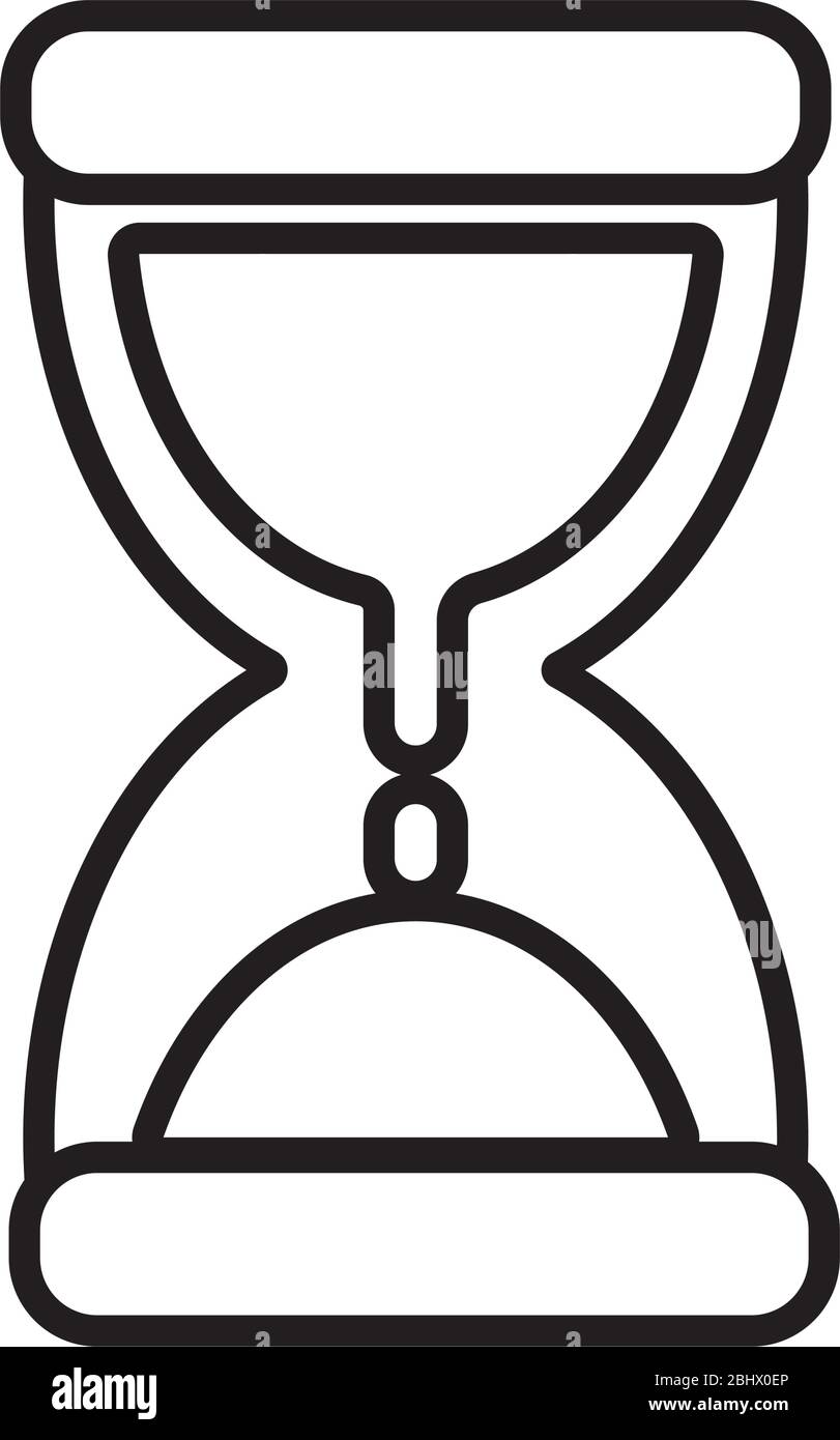 hourglass sand line style icon Stock Vector Image & Art - Alamy