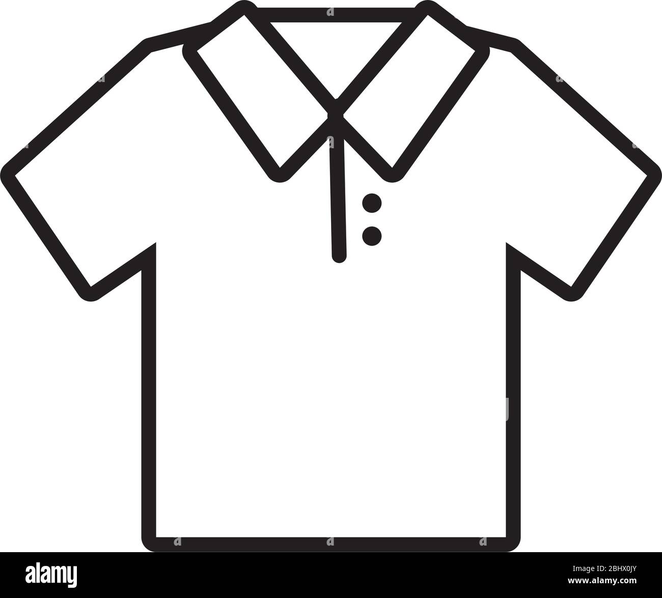shirt clothes line style icon Stock Vector Image & Art - Alamy