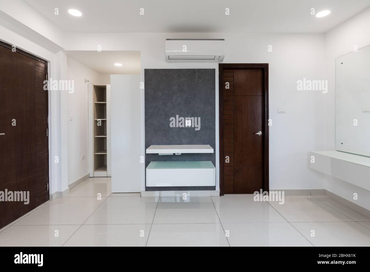 Newly constructed modern flat for rental in India Stock Photo Alamy
