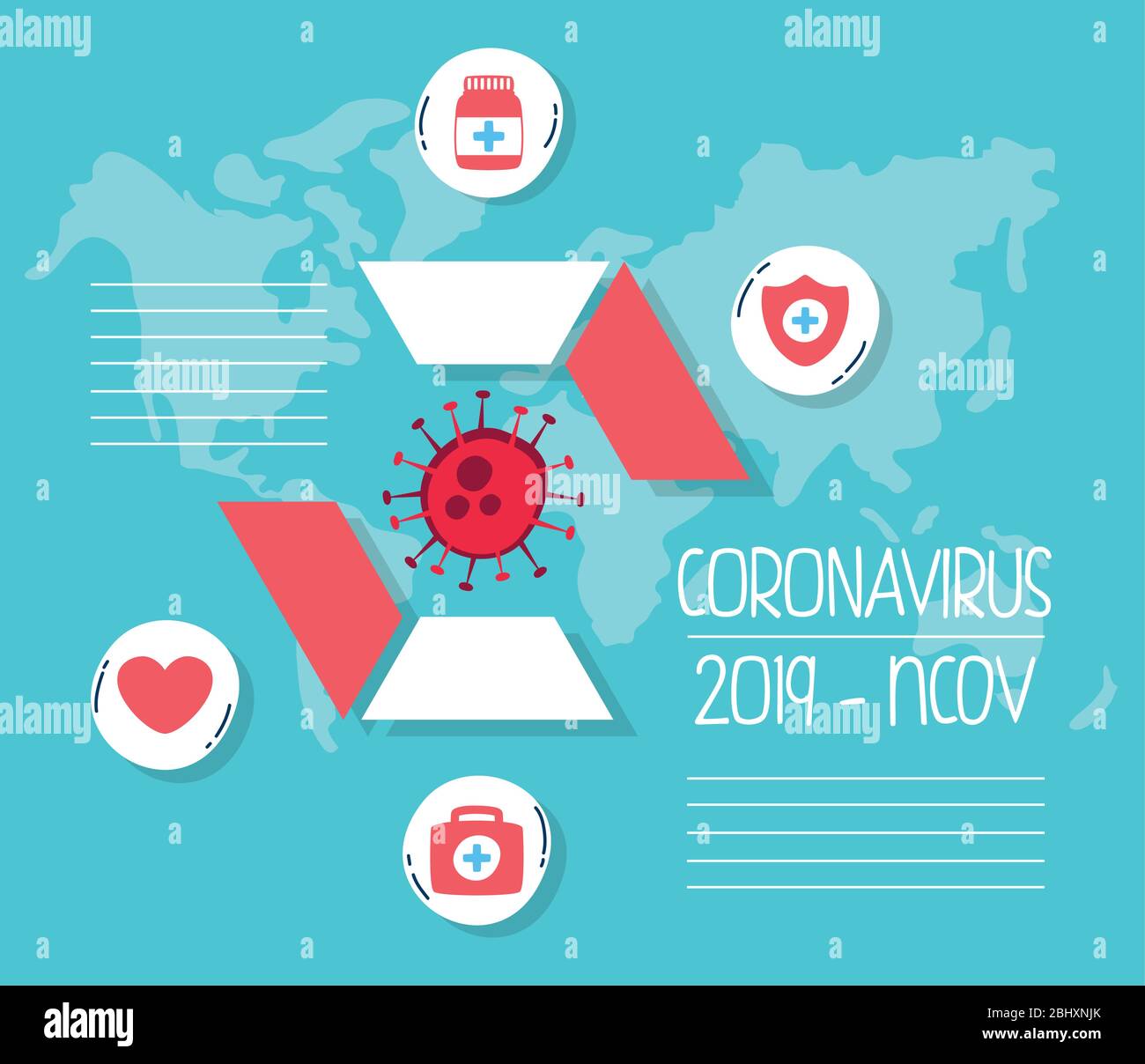 infographics covid19 pandemic statistics poster Stock Vector Image ...