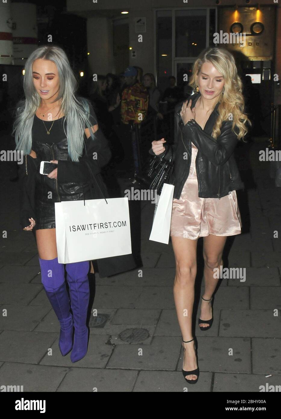 Lottie Moss and Nicola Hughes and George Lineker AT Cindy Kimberly x I