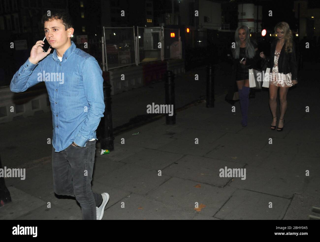 Lottie Moss and Nicola Hughes and George Lineker AT Cindy Kimberly x I