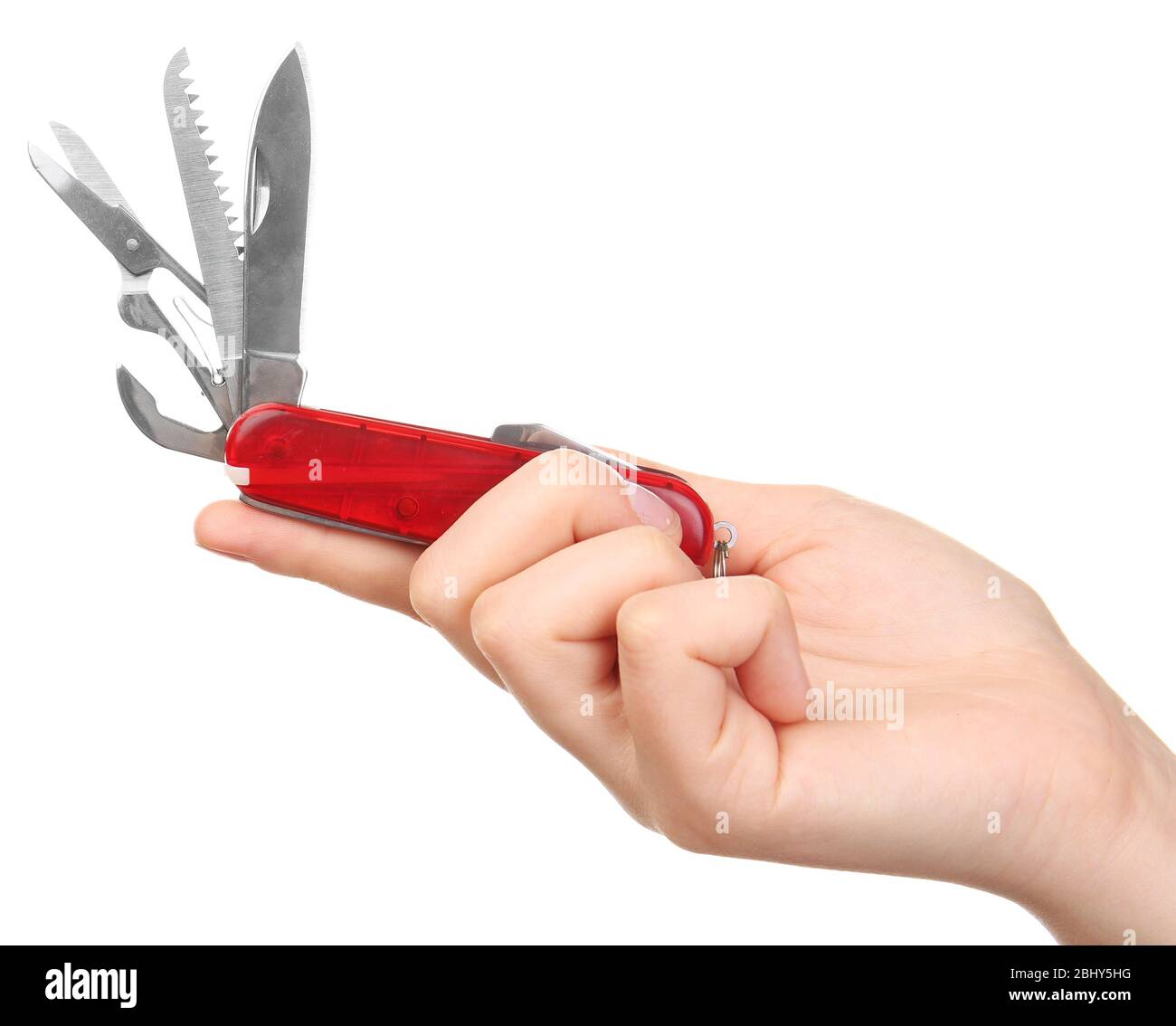 Hand holding pocket knife hi-res stock photography and images - Alamy