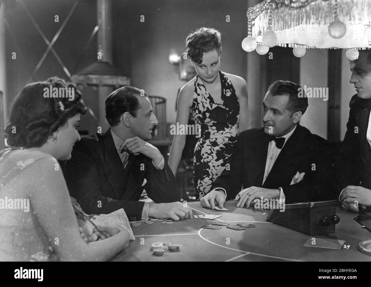 L'Entraîneuse Nightclub Hostess  Year: 1939 France / Germany Michèle Morgan, Georges Lannes  Director: Albert Valentin Stock Photo