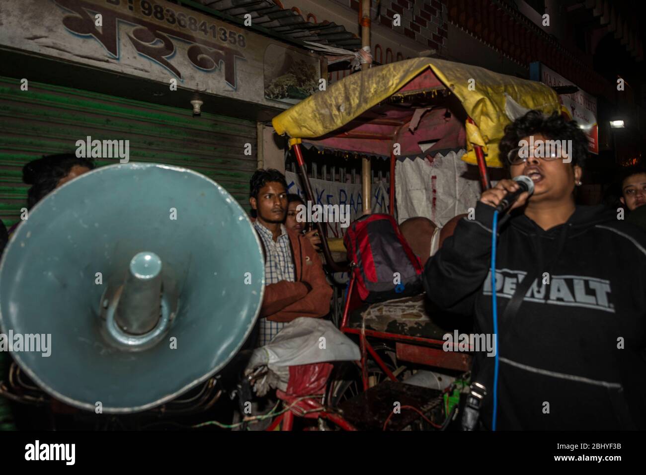 Feminists Voice Out Loud Against The Attack Of BJP Goons Stock Photo