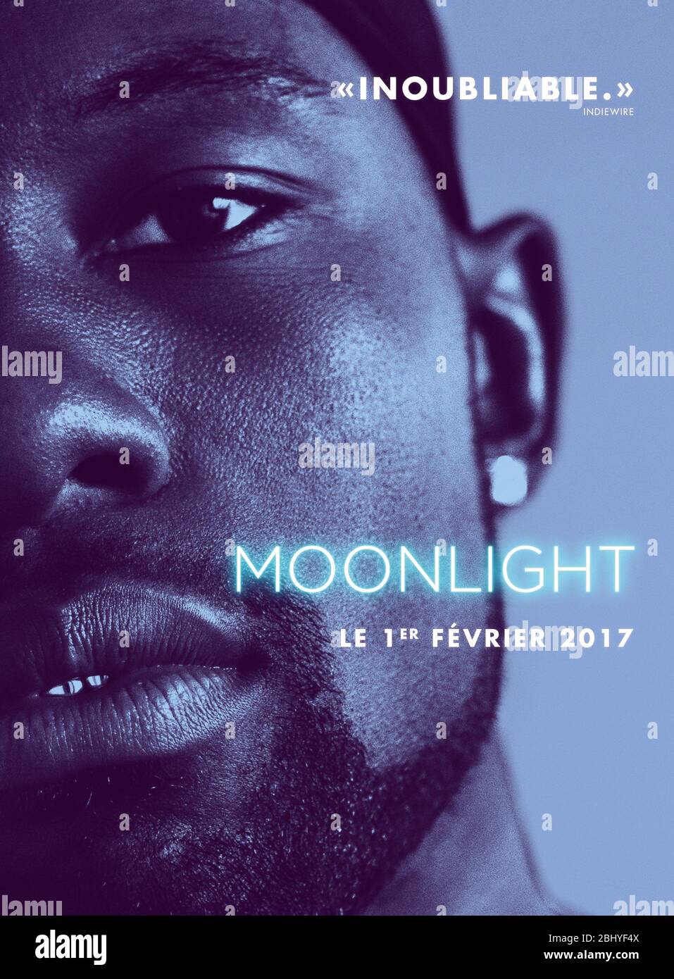 Moonlight Year: 2016 USA Director: Barry Jenkins André Holland Poster (Fr)Oscar best film 2017 Stock Photo