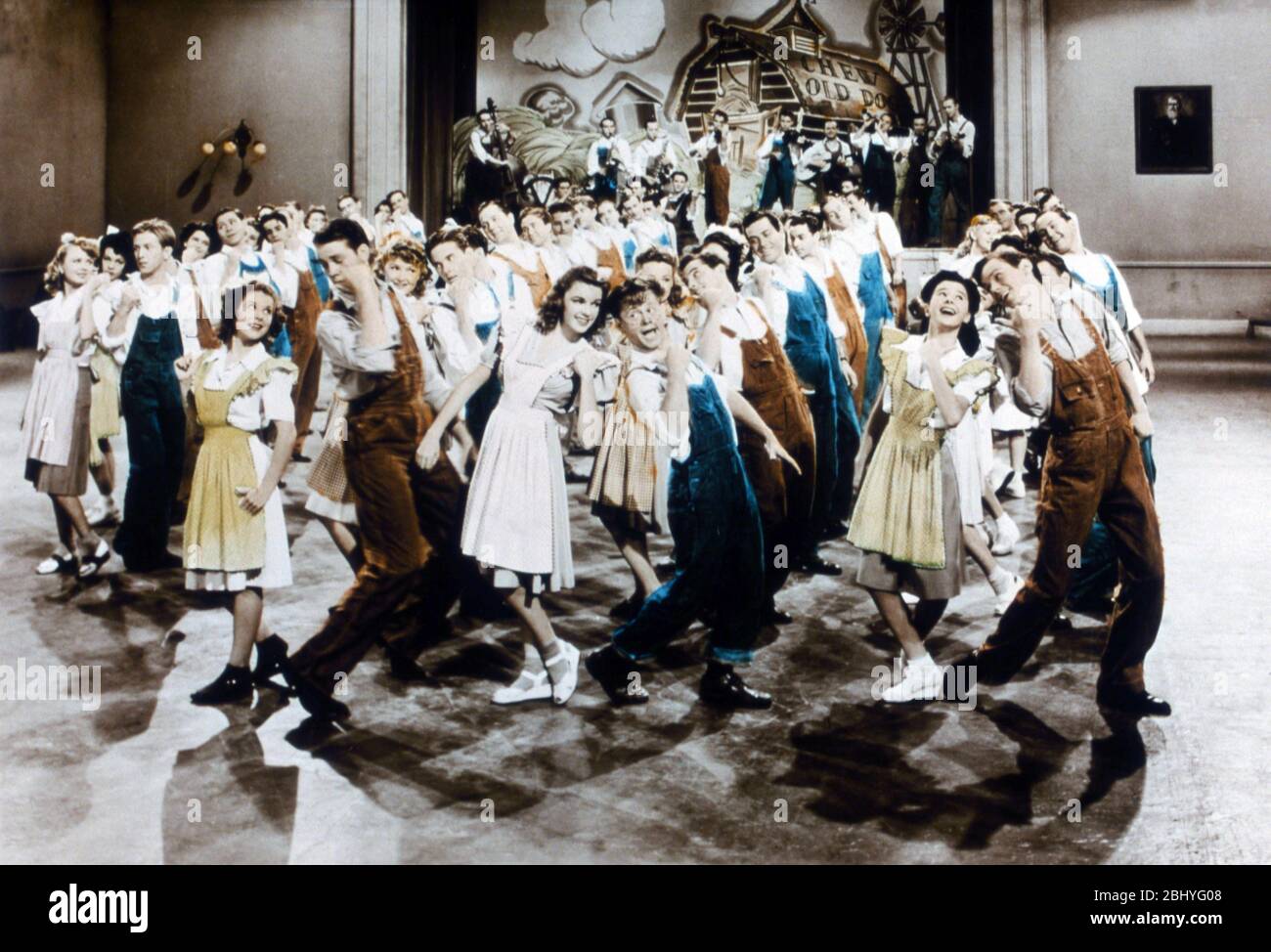 Babes on Broadway  Year: 1941 USA Director: Busby Berkeley Mickey Rooney, Judy Garland, Virginia Weidler Stock Photo