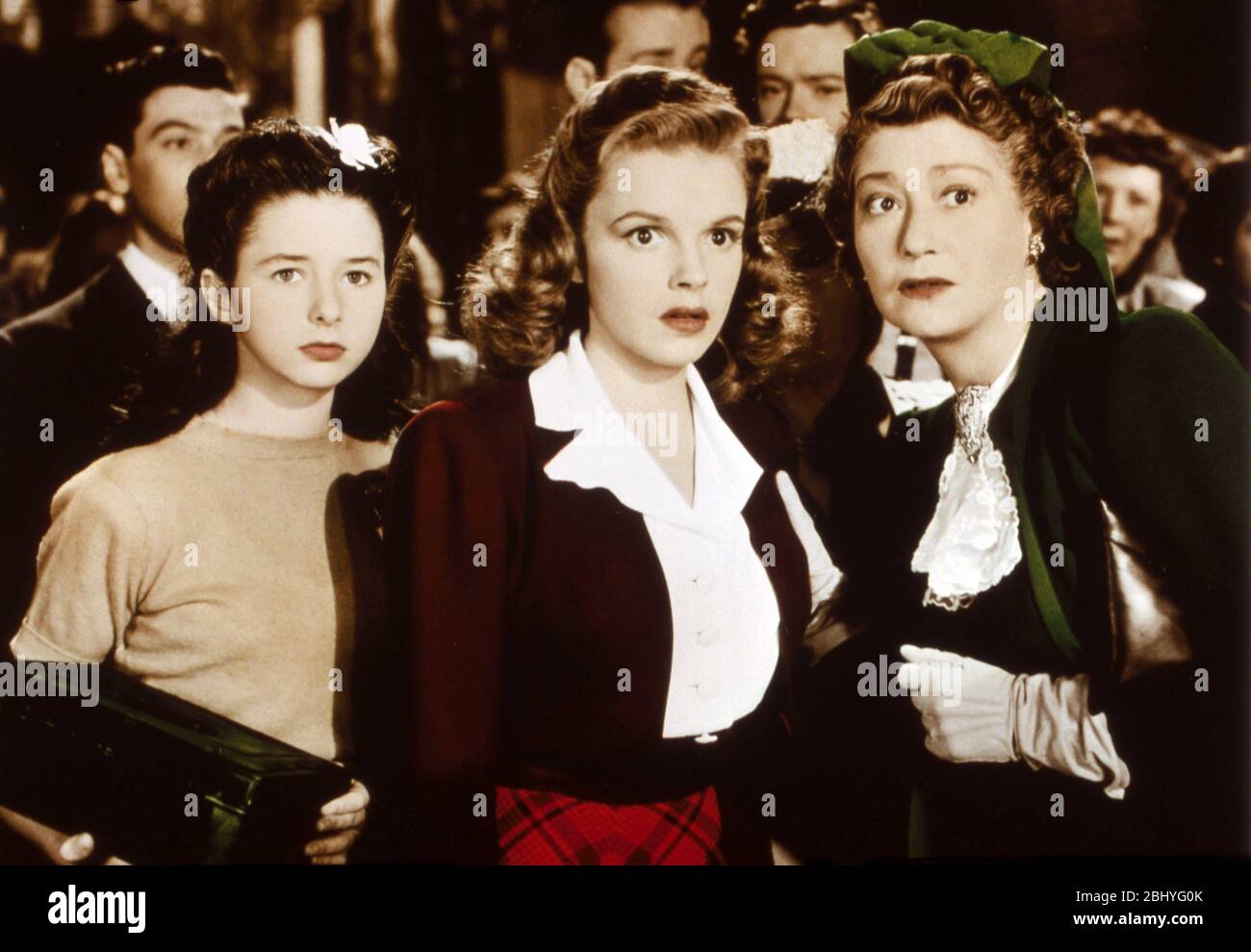 Babes on Broadway  Year: 1941 USA Director: Busby Berkeley Virginia Weidler, Judy Garland, Fay Bainter Stock Photo