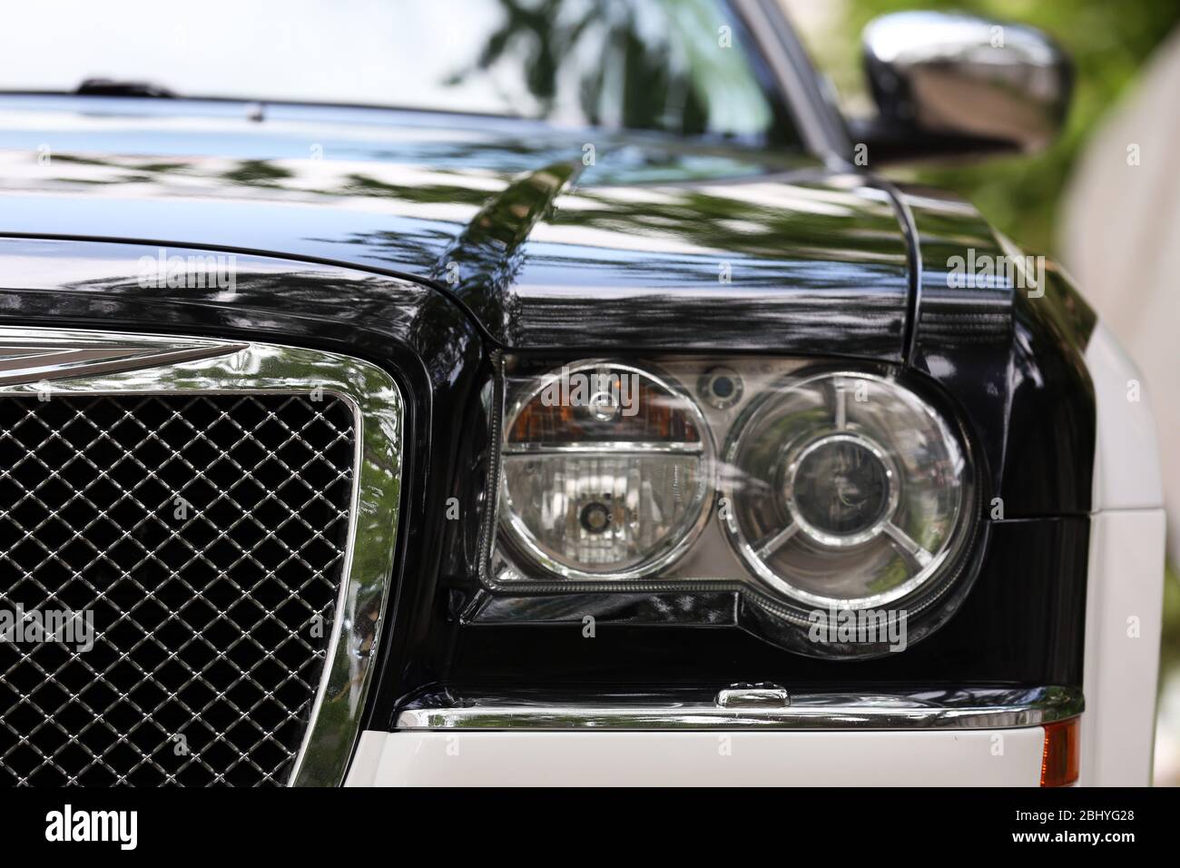 Modern car outdoors Stock Photo