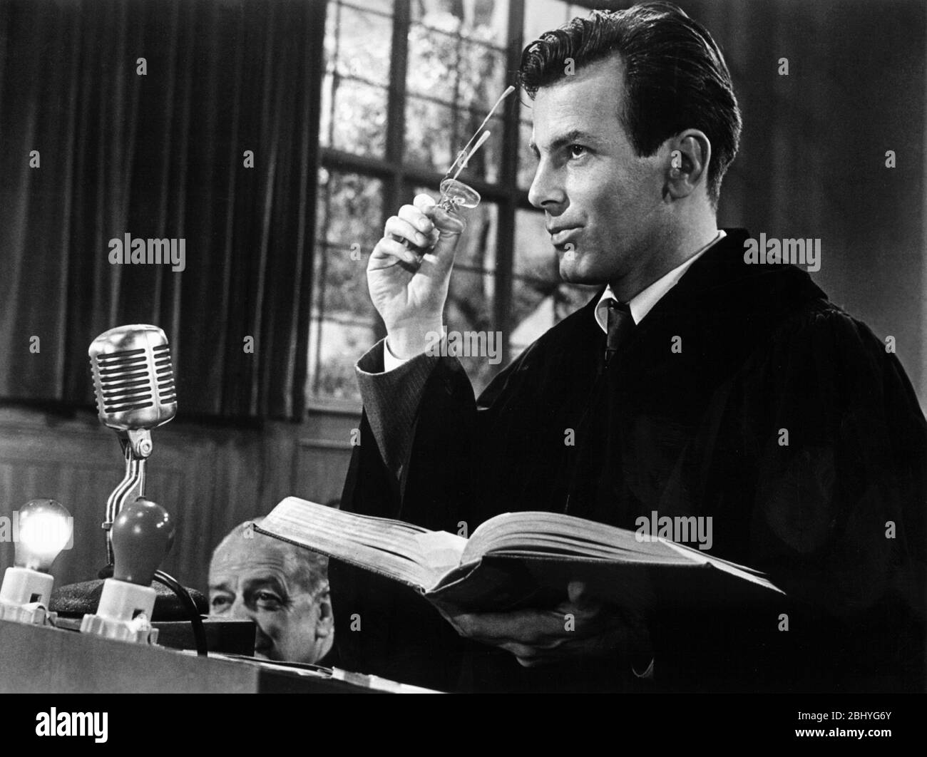 Judgment at Nuremberg Year: 1961 USA Director: Stanley Kramer Maximilian Schell Stock Photo