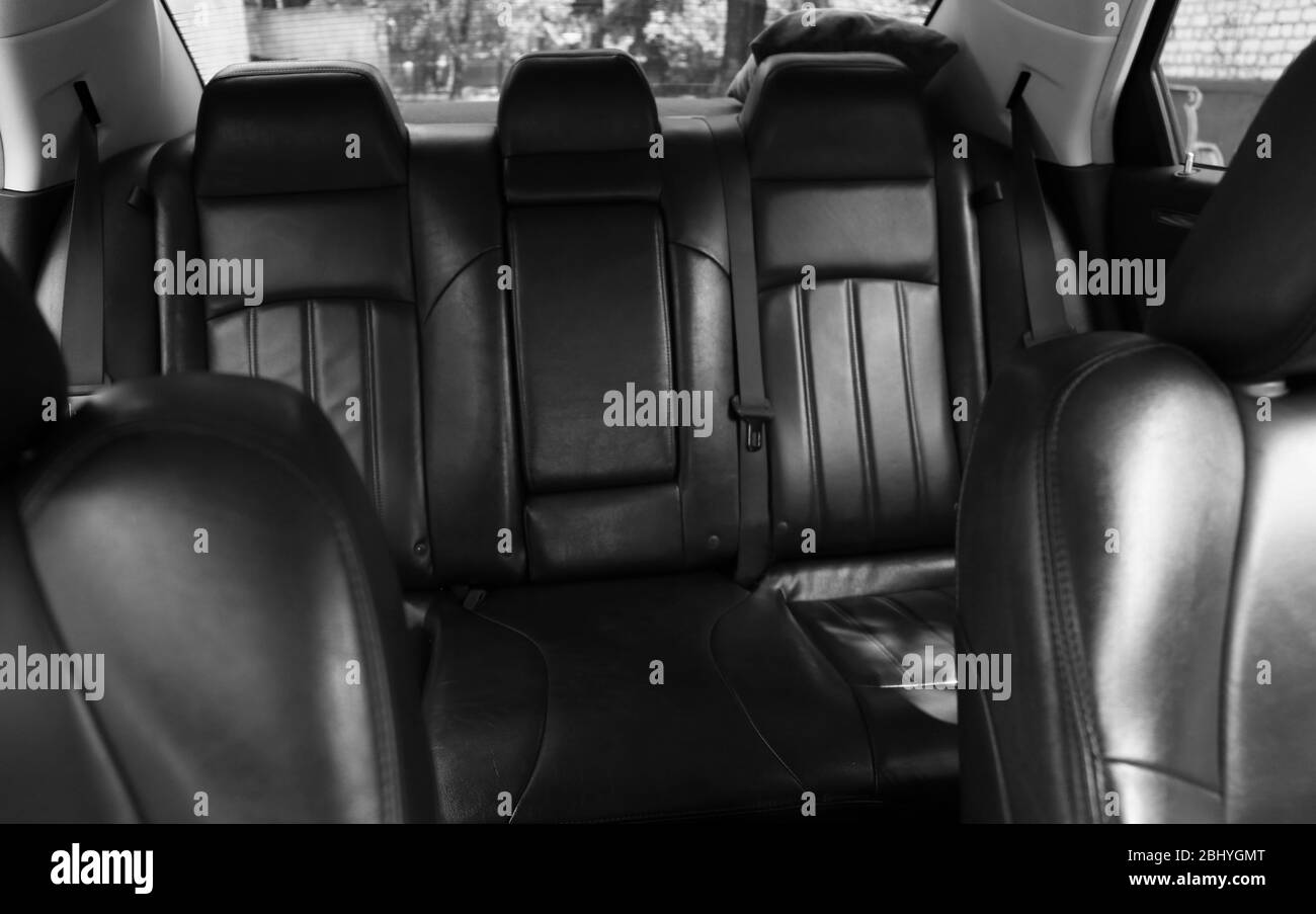 Modern car interior Stock Photo Alamy