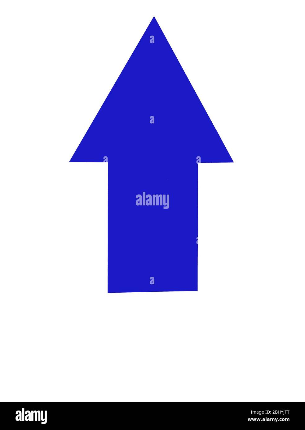 blue arrow up