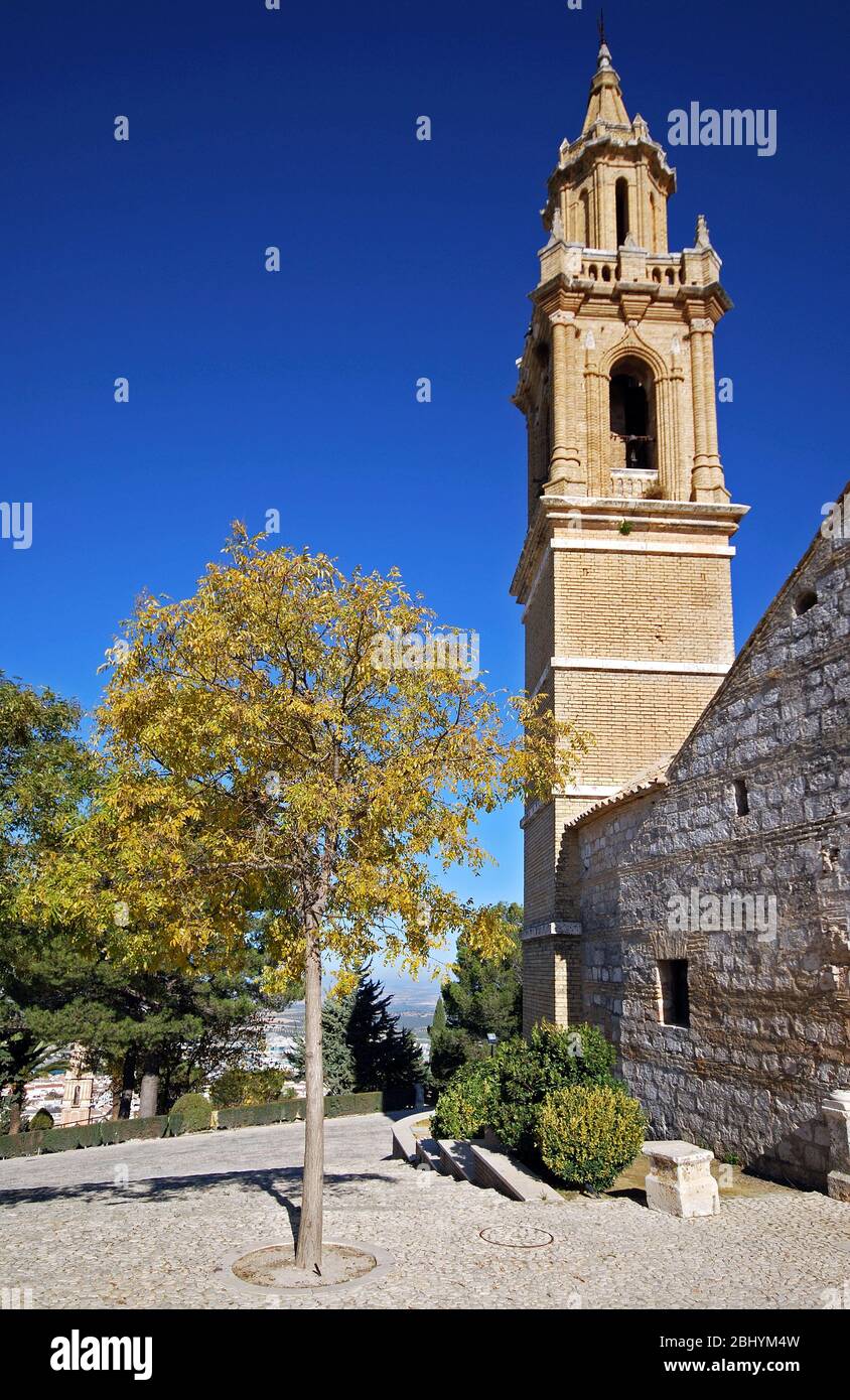 Spain iglesia de santa maria la mayor tower hi-res stock photography ...