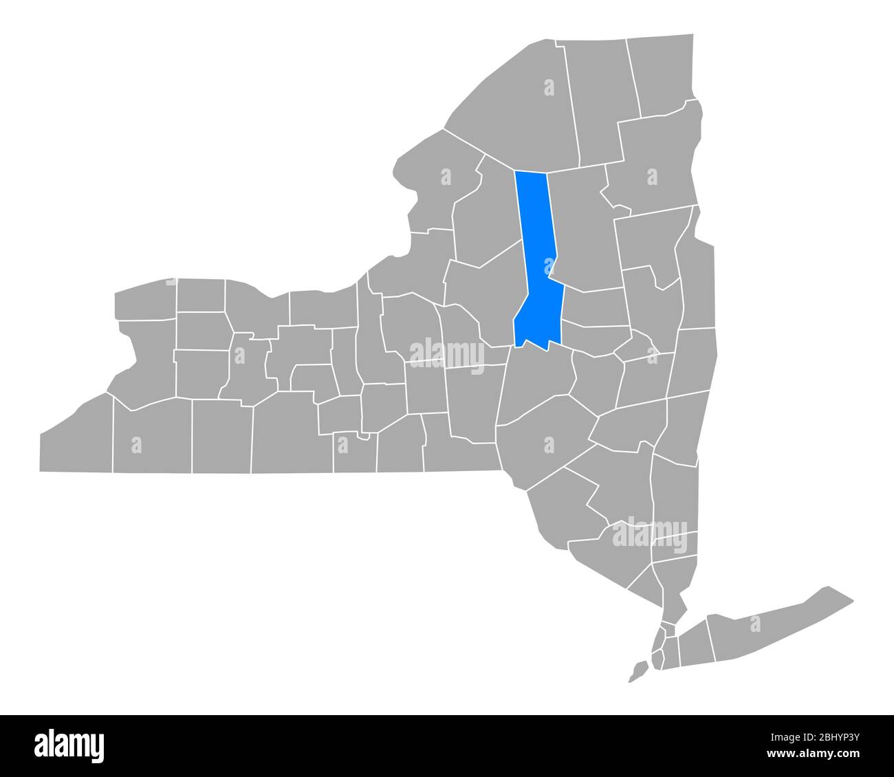 Map of Herkimer in New York Stock Photo Alamy